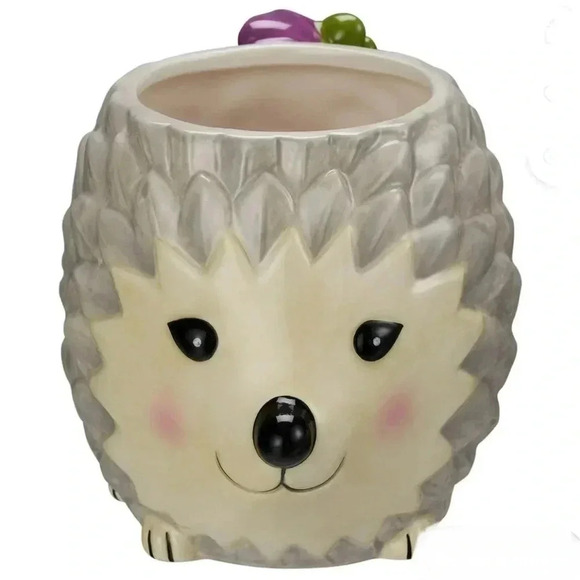 Happy Little Hedge Hog Coffee Tea Soup Hot Chocolate Mug Cup 17.24 ounces - Picture 11 of 12